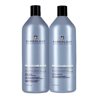 Pureology Strength Cure Blonde Shampoo & Conditioner  Duo - 1000ml