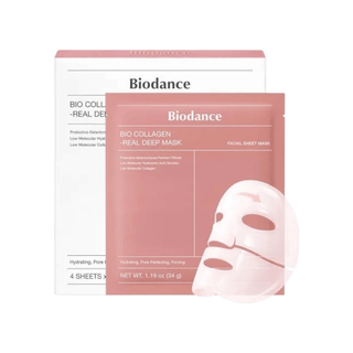 Biodance – Collagen Real Deep Mask 1 Box- 4 sheets x 34g - KAMS BEAUTY