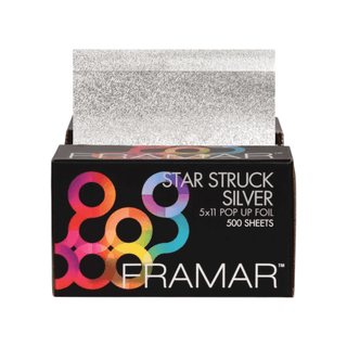 Framar 5x11 Silver Pop - Up Foil 500 Sheets - KAMS BEAUTY