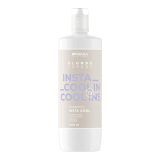 Indola Blonde Expert Insta Cool Shampoo- 1000ml - KAMS BEAUTY