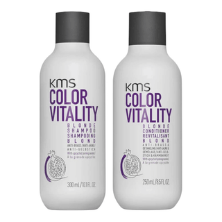 KMS Color Vitality Blonde Anti-Brass Shampoo & Conditioner Duo - KAMS BEAUTY