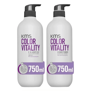 KMS Color Vitality Shampoo & Conditioner- 750ml - KAMS BEAUTY