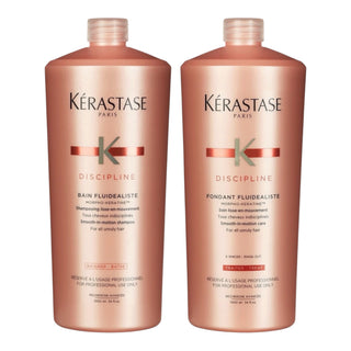 Kérastase Discipline Bain Fluidealiste Shampoo And Conditioner- 1000ml
