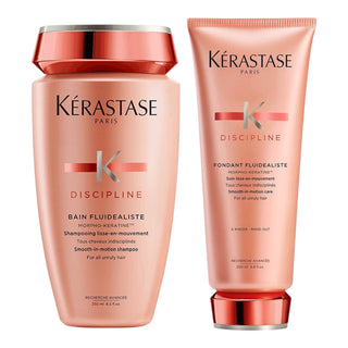 Kérastase Discipline Bain Fluidealiste Shampoo And Conditioner- Duo
