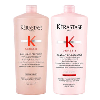 Kérastase Genesis Shampoo & Conditioner for Normal to Oily Hair- 1000ml - KAMS BEAUTY