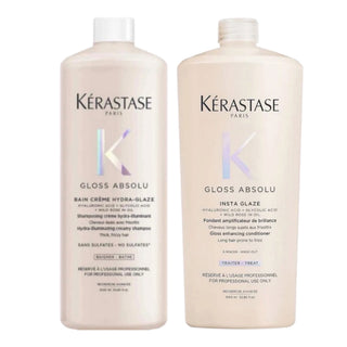 Kérastase Gloss Absolu Bain Cream Shampoo And Conditioner- 1000ml