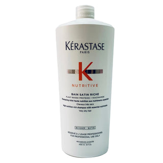 Kérastase Nutritive Bain Satin Riche Shampoo Pouch For Very Dry Hair (Medium to Thick)- 1000ml