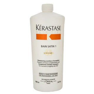 Kérastase Nutritive Bain Satin Shampoo For Dry Hair (Fine to Medium)- 1000ml