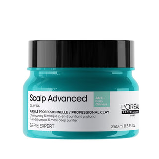 L'Oréal Professional Scalp Advanced Anti-Oiliness 2-in-1 Deep Purifier Clay Mask- 250ml