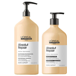 L'Oreal Professionnel Absolut Repair Shampoo(1500ml) & Conditioner(750ml)- Duo