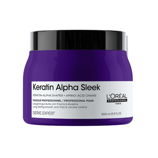L'Oreal Professionnel Keratin Alpha Sleek Hair Mask- 500ml - KAMS BEAUTY