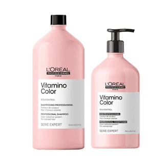 L'Oreal Professionnel Vitamino Color Shampoo(1500ml) And Conditioner(750ml)- Duo - KAMS BEAUTY