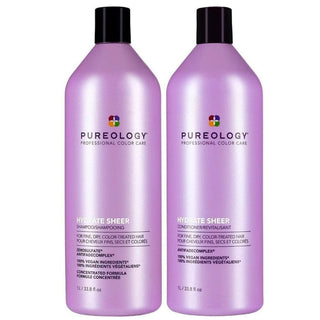 Pureology Hydrate Sheer Shampoo & Conditioner  Duo - 1000ml