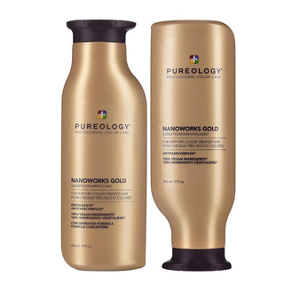 Pureology Nanoworks Gold Shampoo & Conditioner Duo - 266ml