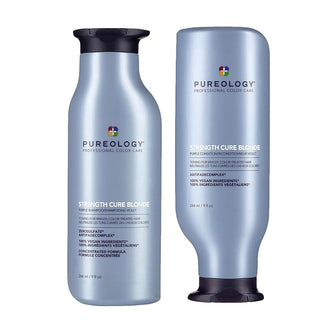 Pureology  Strength Cure  Blonde Shampoo & Conditioner  Duo - 266ml