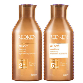 Redken All Soft Shampoo & Conditioner Duo - 500ml