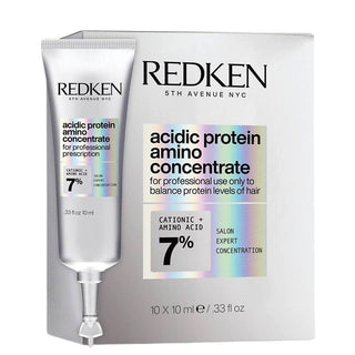 Redken Acidic Bonding Concentrate Protien Amino Concentrate Treatment Tubes- 10x10ml