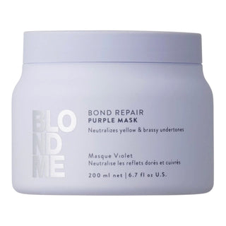 Schwarzkopf Blond Me Bond Repair Purple Mask- 200ml - KAMS BEAUTY