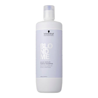 Schwarzkopf Blond Me Bond Repair Purple Shampoo- 1000ml - KAMS BEAUTY