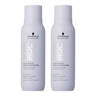 Schwarzkopf Blond Me Bond Repair Purple Shampoo And Conditioner- Duo - KAMS BEAUTY