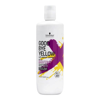 Schwarzkopf Goodbye Yellow Shampoo- 1000ml - KAMS BEAUTY