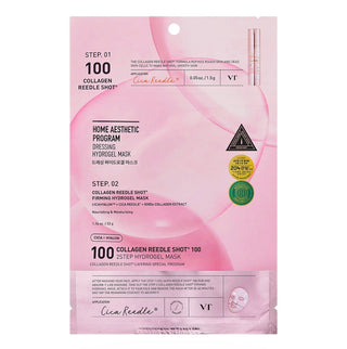 VT Cosmetics – Collagen Reedle Shot 100 2-Step Hydrogel Mask - KAMS BEAUTY