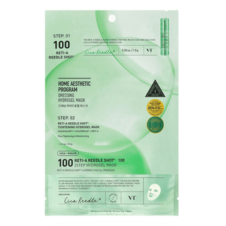 VT Cosmetics – Reti-A Reedle Shot 100 2-Step Hydrogel Mask - KAMS BEAUTY