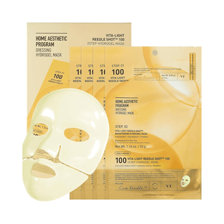 VT Cosmetics – Vita-Light Reedle Shot 100 2Step Hydrogel Mask- 4 sheets - KAMS BEAUTY