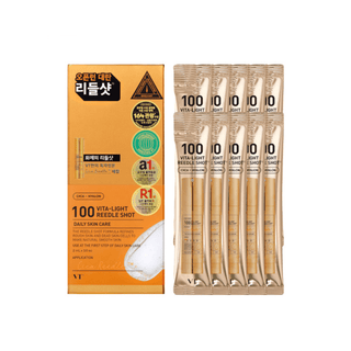 VT Cosmetics – Vita-Light Reedle Shot 100 Essence – 2mlx10pcs - KAMS BEAUTY
