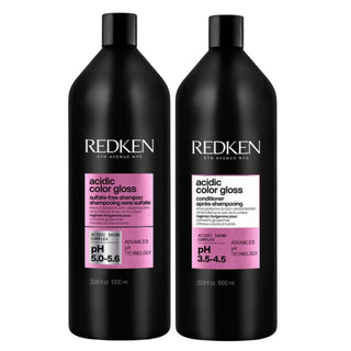 Redken Acidic Color Gloss Shampoo & Conditioner Duo - 1000ml